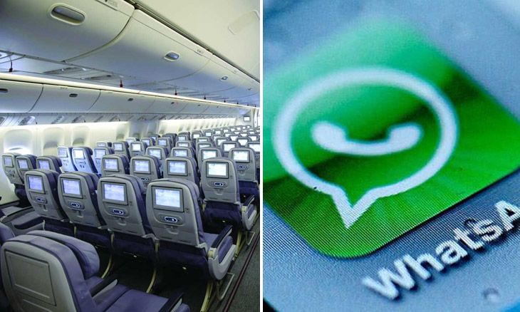 Saudia Airlines reveals free in-flight WhatsApp service