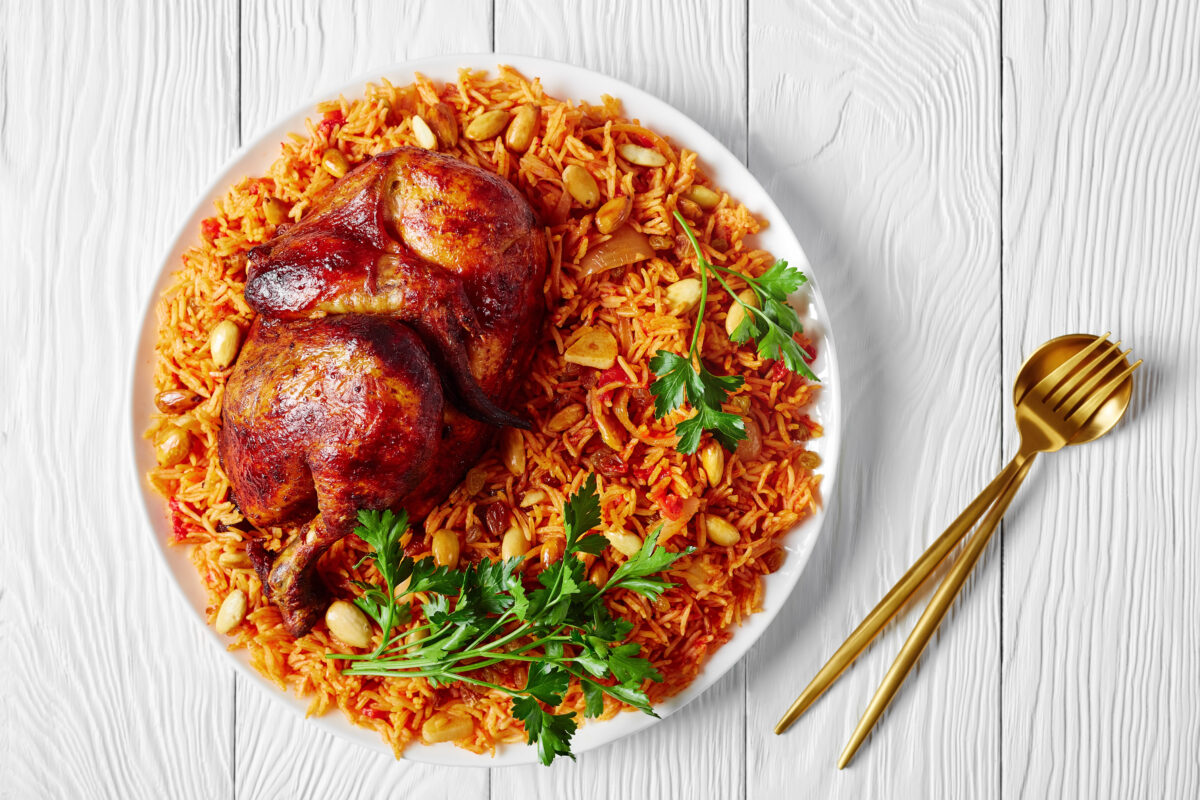 Best places for Saudi food in Riyadh - chicken kabsa