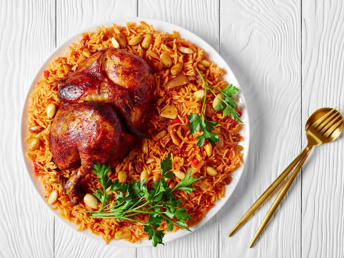 Best places for Saudi food in Riyadh - chicken kabsa