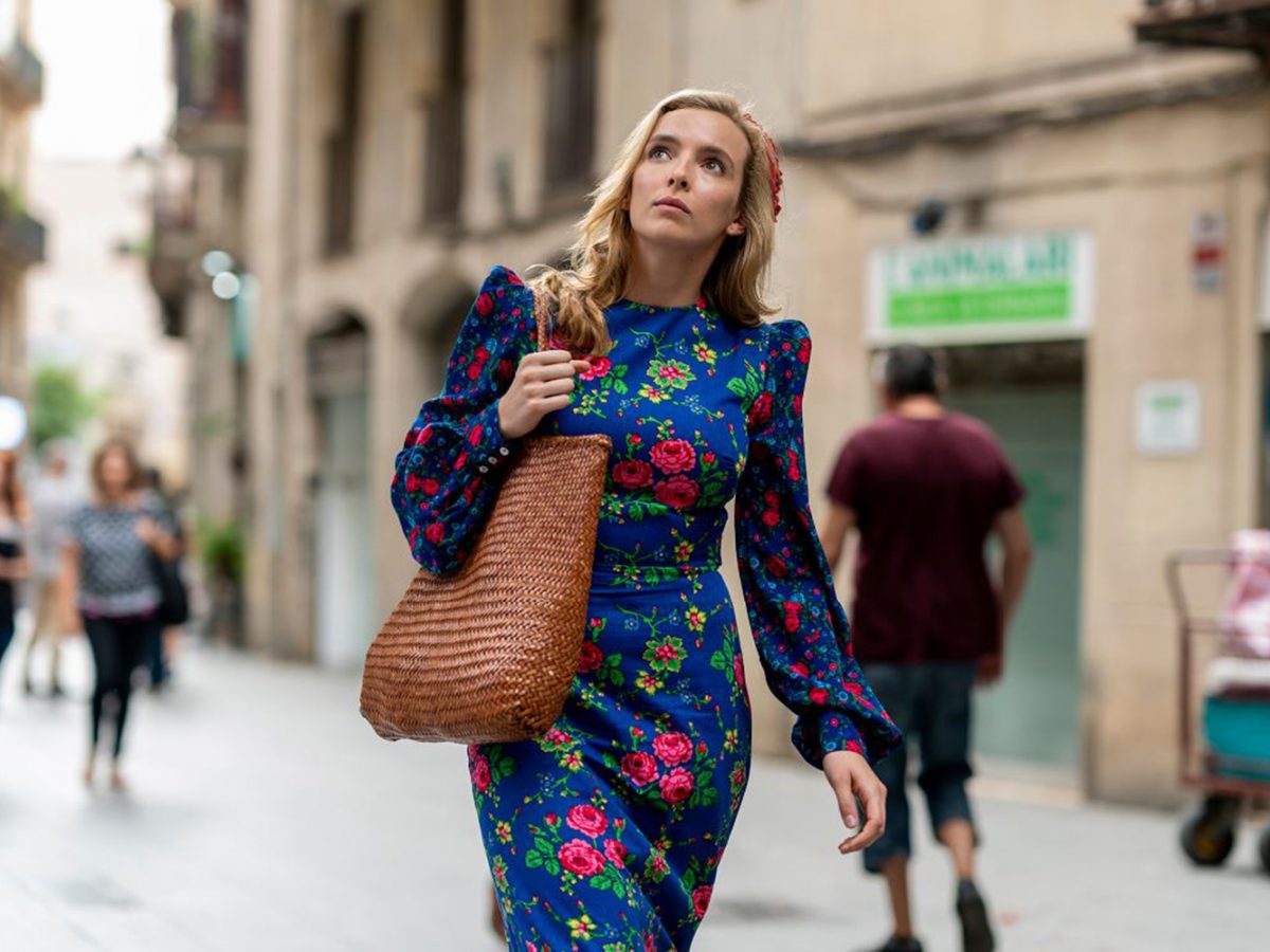 Killing Eve: OSN shows girl a floral blue dress