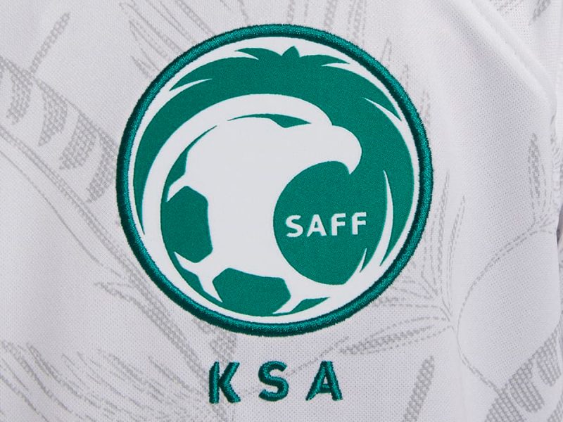 Saudi Arabia FIFA World Cup 2022 jerseys: falcon logo detail