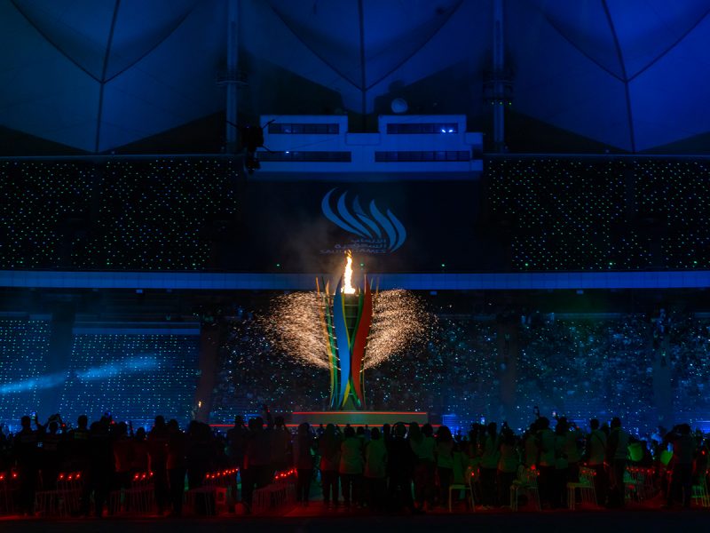 sasudi-games-closing-ceremony-tickets: Saudi Games opening ceremony flame