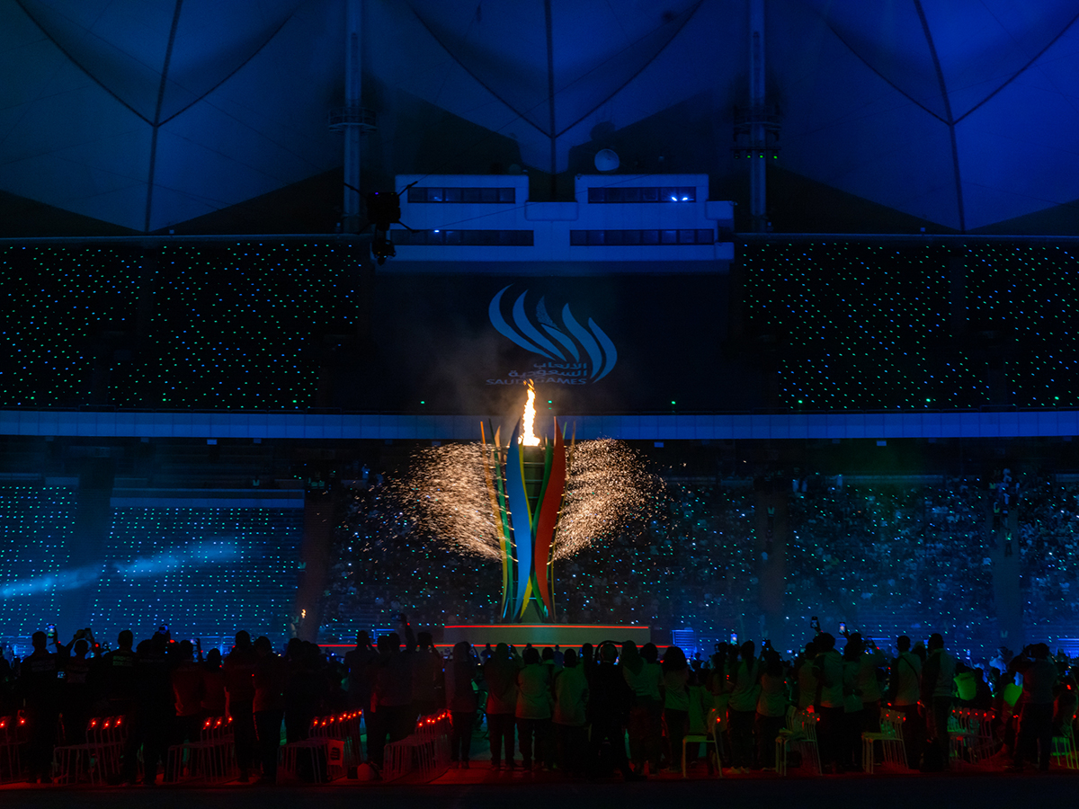 sasudi-games-closing-ceremony-tickets: Saudi Games opening ceremony flame