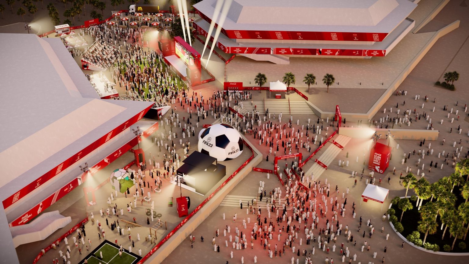 CocaCola FIFA Fan Festival Riyadh 2022 see every epic game