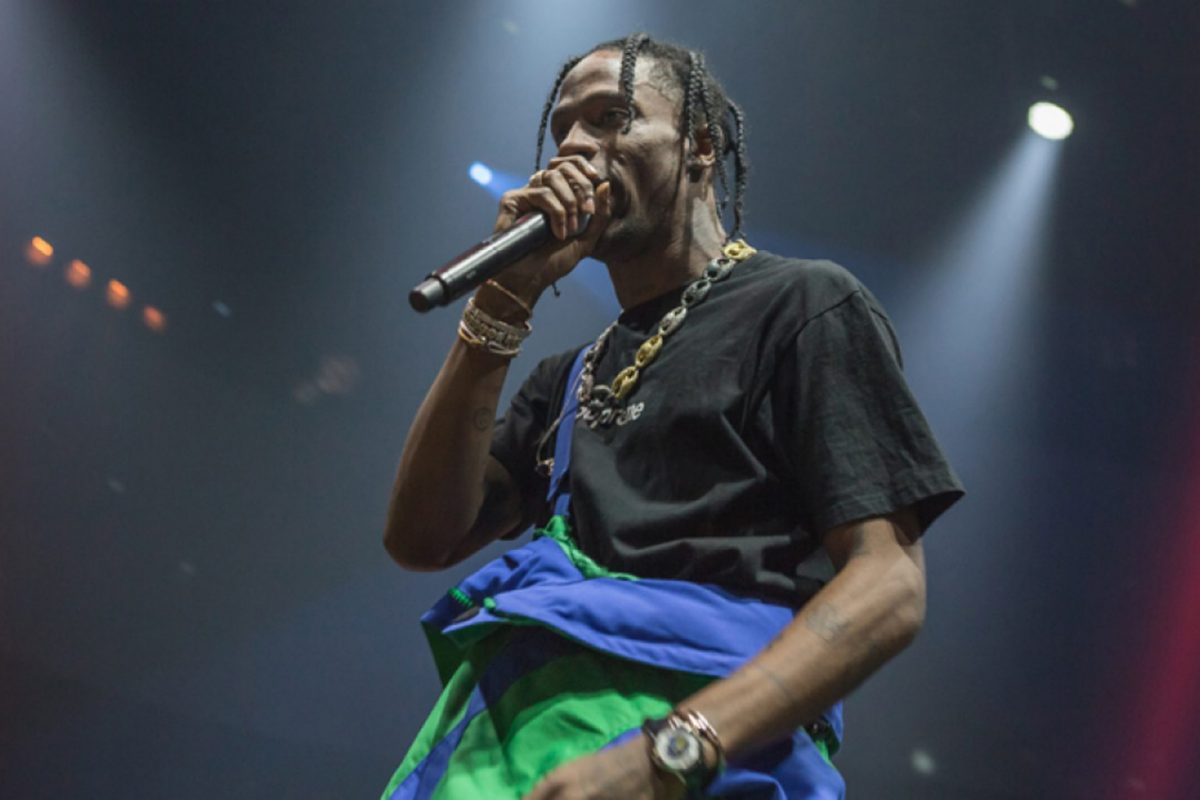 Travis Scott Saudi Arabian Grand Prix concert: performing live