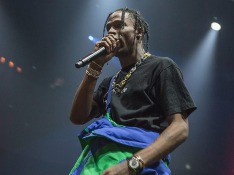 Travis Scott Saudi Arabian Grand Prix concert: performing live