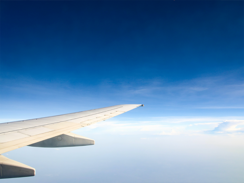 Riyadh Air: Airplane Wing