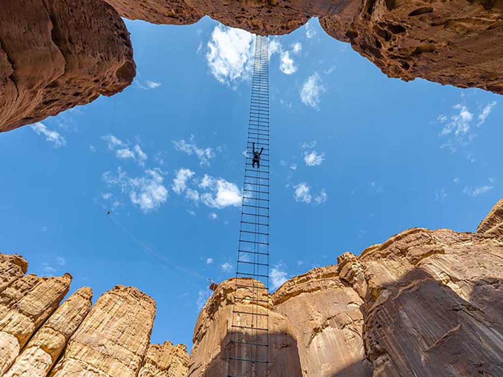 AlUla Stairway is the first of its kind in the region